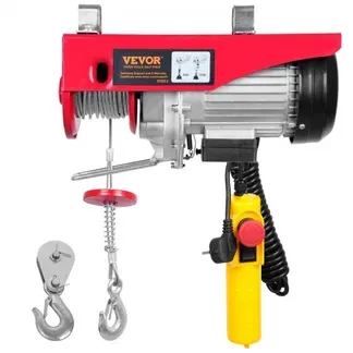 VEVOR 230V Elektrische Seilwinde 300kg bis 600kg Hubhöhe 12m Seilzug Motorwinde 1150W Motor Flaschenzug 10m/min Hubgeschwindigkeit Hebezug mit Kabelfernbedienung Seilhebezug Kettenzug VEVOR 230V Elektrische Seilwinde 300kg bis 600kg Hubhöhe 12m Seilzug Motorwinde 1150W Motor Flaschenzug 10m/min Hubgeschwindigkeit Hebezug mit Kabelfernbedienung Seilhebezug Kettenzug