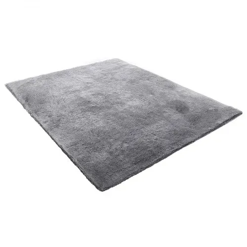 VEVOR Hochflor Teppich 3048x2438 mm, flauschiger Wohnzimmerteppich mit dreilagigem Material, 35 mm Florhöhe, für Wohnzimmer, Schlafzimmer, Loungebereich, fusselfrei und mit weich, grau – Bild 10