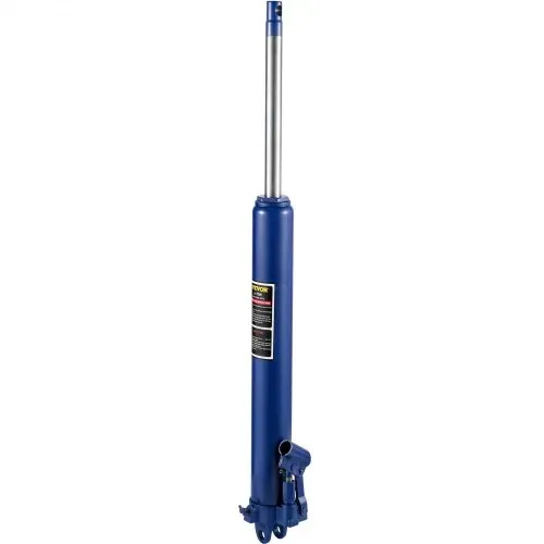 VEVOR Hydraulischer langer Rammenheber, 8 t Kapazität, mit Einzelkolbenpumpe und Gabelkopfbasis, manueller Hubarbeitsbühnenheber mit Griff, für Garagen-/Ladenkräne, Motorhubwerk, blau – Bild 10