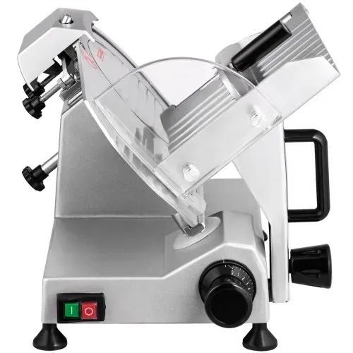 VEVOR Kommerzieller Fleisch Allesschneider 200 W, Elektrische Aufschnittmaschine Lebensmittelschneider mit 20,32 cm-Kohlenstoffstahlklinge, 0–12 mm Einstellbare Dicke für Fleisch, Käse usw. – Bild 9