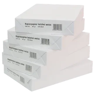 Kopierpapier DIN A4, 75 g/qm, Karton mit 2.500 Blatt Kopierpapier DIN A4, 75 g/qm, Karton mit 2.500 Blatt