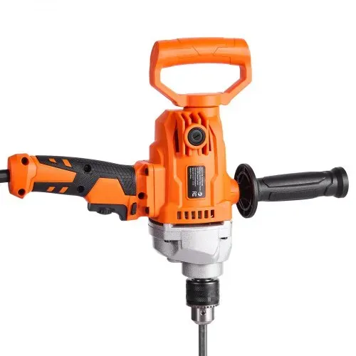 VEVOR elektrische Bohrmaschine 12,7 mm mit Mixer Bohrmaschinenmischer Set 850 U/min 3,2 A Mischbohrmaschine mit D-Griff zum Bohren & Mischen multifunktionale Bohrgerät mit Mischer für Futter Zement – Bild 9