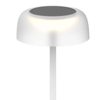 Synergy 21 LED Tischleuchte SOLAR/Akku, outdoor IP54, Touch Switch dimmbar, transparent-weiss Synergy 21 LED Tischleuchte SOLAR/Akku, outdoor IP54, Touch Switch dimmbar, transparent-weiss