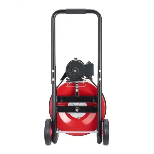 VEVOR Rohrreinigungsmaschine mit Automatischem Vorschub, 30m x 19mm Rohrreinigungsspirale mit Rollen, Elektr. Abflussreiniger für 100-200mm Rohre, Rohrreinigungsgerät für Abflüsse Toilette Waschbecken – Bild 10