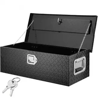VEVOR 762 x 330 x 244 mm Werkzeugkasten für Lkw-Ladefläche, Abschließbar 64 L Truckbox Werkzeugbox Aufbewahrungs-Werkzeugkasten, 30 kg Tragfähigkeit Werkzeugkiste Organizer für Wohnmobil, PKW usw. VEVOR 762 x 330 x 244 mm Werkzeugkasten für Lkw-Ladefläche, Abschließbar 64 L Truckbox Werkzeugbox Aufbewahrungs-Werkzeugkasten, 30 kg Tragfähigkeit Werkzeugkiste Organizer für Wohnmobil, PKW usw.