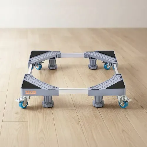 VEVOR Möbelwagen, Möbelwagen, 4 Räder, tragbare bewegliche Rollen, robust, ineinandergreifend, klein, flach, für schwere Möbel, 40,6 x 27,9 cm, 227,8 kg Kapazität, schwarz – Bild 7