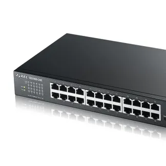 Zyxel Switch smart managed Layer2 24 Port • 24x 1 GbE • 19″ • Lüfterlos • GS1900-24E V3 Zyxel Switch smart managed Layer2 24 Port • 24x 1 GbE • 19″ • Lüfterlos • GS1900-24E V3