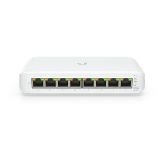 Ubiquiti Switch smart managed Layer2 8 Port • 8x GbE • PoE Budget 52W • 4x PoE at • Desktop • Lüfterlos • UniFi • USW-Lite-8-POE Ubiquiti Switch smart managed Layer2 8 Port • 8x GbE • PoE Budget 52W • 4x PoE at • Desktop • Lüfterlos • UniFi • USW-Lite-8-POE