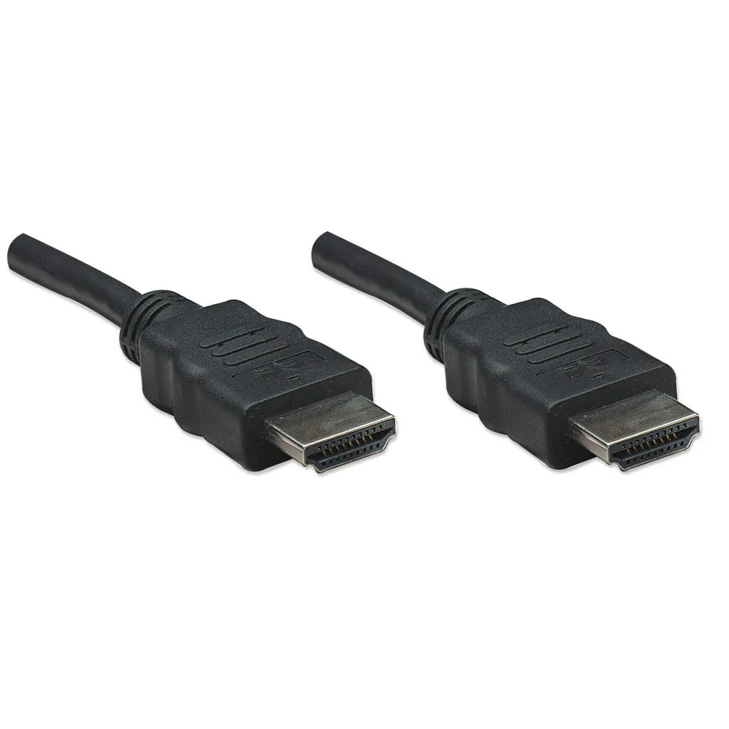 Manhattan High Speed HDMI Kabel, HDMI Stecker auf Stecker, geschirmt, schwarz, 7,5 m – Bild 2