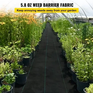 VEVOR Unkrautvlies, 5,8 Unzen Gartenvlies, 0,9 x 91,4 m Abdeckmatte, robustes gewebtes Graskontroll-Geotextil Unkrautgewebe Unkrautfolie Unkrautfolie für Garten, Terrasse, Schwarz VEVOR Unkrautvlies, 5,8 Unzen Gartenvlies, 0,9 x 91,4 m Abdeckmatte, robustes gewebtes Graskontroll-Geotextil Unkrautgewebe Unkrautfolie Unkrautfolie für Garten, Terrasse, Schwarz