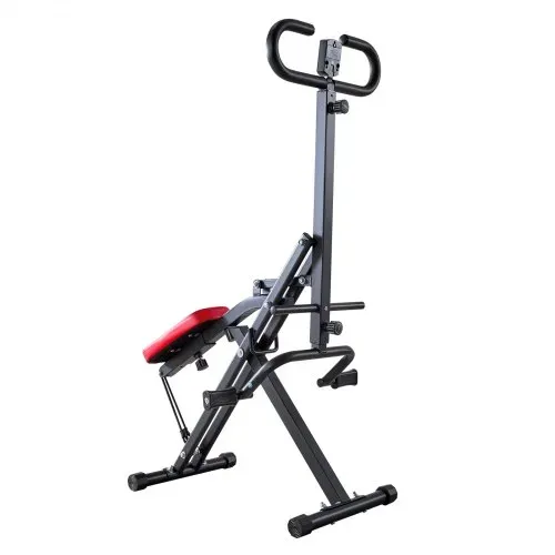 VEVOR Kniebeugenmaschine für tiefe Kniebeugen zu Hause, klappbares Trainingsgerät, Gesäßtrainer mit 2 hochfesten Widerstandsbändern, Heimtrainingsgerät für Gesäß und Beine, Glute Machine – Bild 10