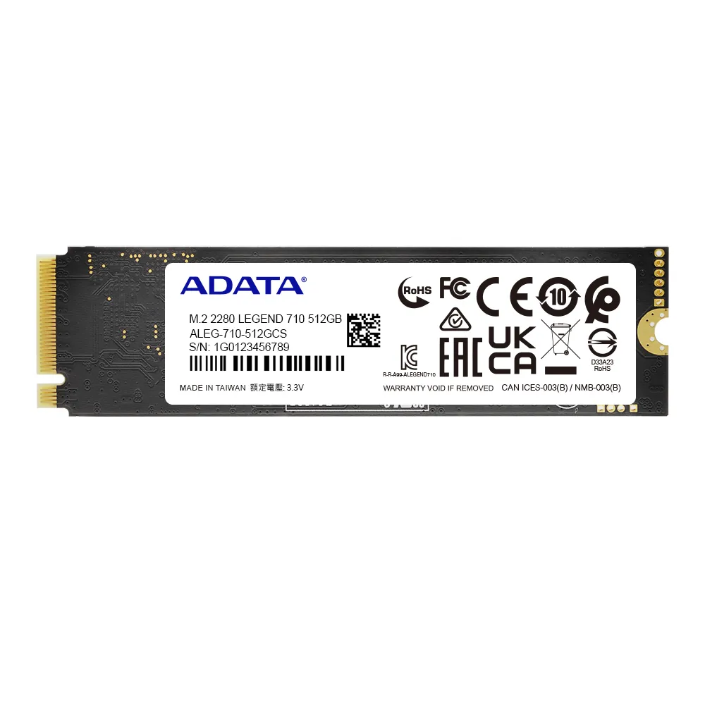 ADATA LEGEND 710 512 GB M.2 PCI Express 3.0 NVMe 3D NAND – Bild 7