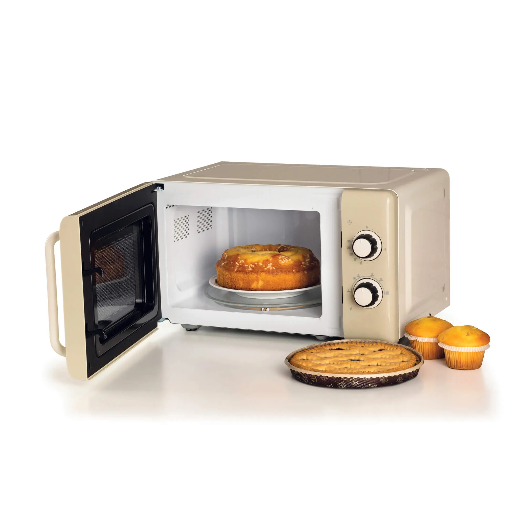 Ariete Vintage Line 3960/03 Beige Solo-Mikrowelle Arbeitsplatte 20 l 800 W – Bild 2
