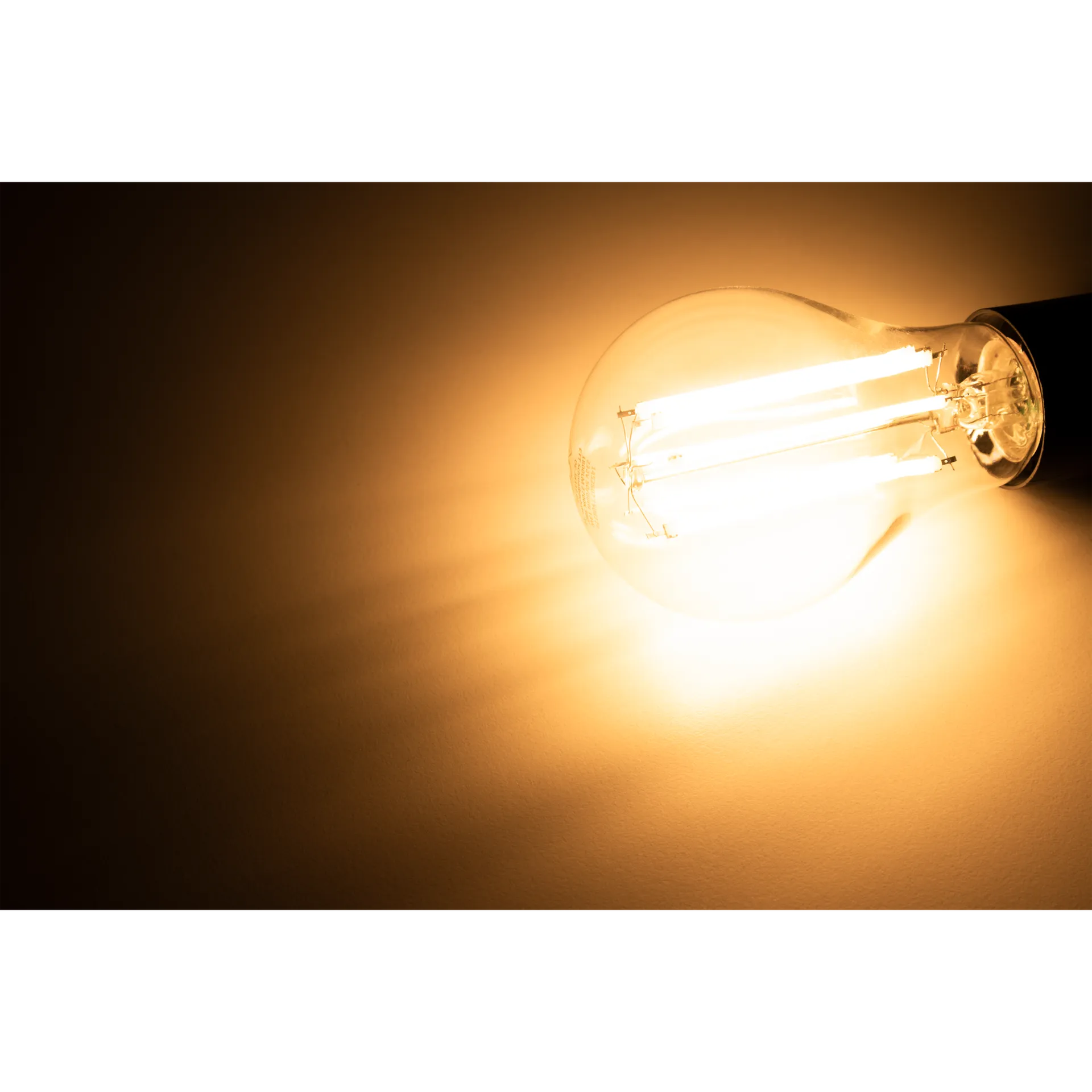 LED Filament Glühlampe McShine ''Filed'', E27, 13W, 1850lm, warmweiß, klar – Bild 3