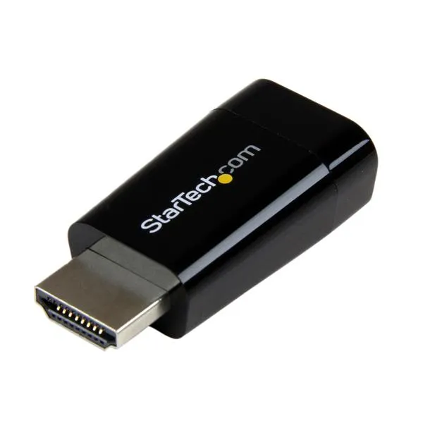StarTech.com Kompakter HDMI auf VGA Video Adapter/ Konverter ideal für Chromebooks Ultrabooks & Laptops – 1920×1200 StarTech.com Kompakter HDMI auf VGA Video Adapter/ Konverter ideal für Chromebooks Ultrabooks & Laptops – 1920×1200