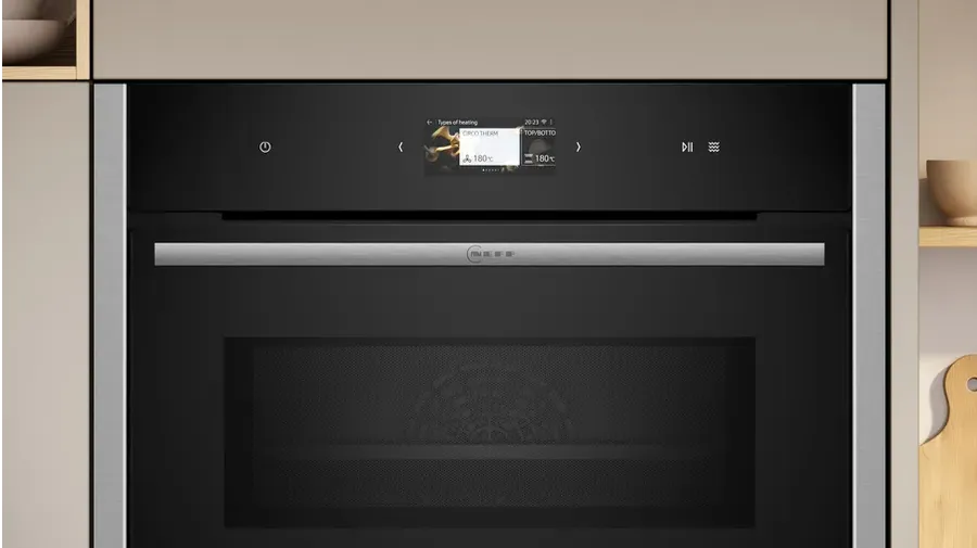 Neff N 90 C24MS31N0 Backofen 45 l 3600 W Schwarz, Edelstahl – Bild 2