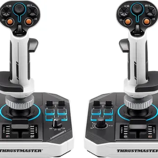 Thrustmaster Sol-R 2 HOSAS Space Sim Duo Schwarz, Weiß USB Flightstick Analog / Digital PC Thrustmaster Sol-R 2 HOSAS Space Sim Duo Schwarz, Weiß USB Flightstick Analog / Digital PC