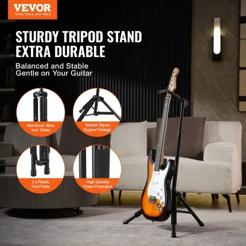 VEVOR Gitarrenständer Gitarrenstativ Gestell höhenverstellbar 900-1200 mm VEVOR Gitarrenständer Gitarrenstativ Gestell höhenverstellbar 900-1200 mm