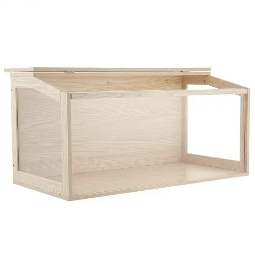 VEVOR Hamsterkäfig Nagerkäfig Nagarium Hamstergehege Holz 1018x518x510mm, 270°-Sichtfenster Nagersicherer mit Deckel Belüftung für Goldhamster Zwerghamster Meerschweinchen Rennmäuse – Bild 10