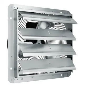 VEVOR Abluftventilator, 406 mm, 1400 U/min, 1506 CFM, Wandlüfter aus Aluminium zur Wandmontage mit Wechselstrommotor, Belüftung und Kühlung für Gewächshäuser, Garagen, Schuppen, Geschäfte VEVOR Abluftventilator, 406 mm, 1400 U/min, 1506 CFM, Wandlüfter aus Aluminium zur Wandmontage mit Wechselstrommotor, Belüftung und Kühlung für Gewächshäuser, Garagen, Schuppen, Geschäfte