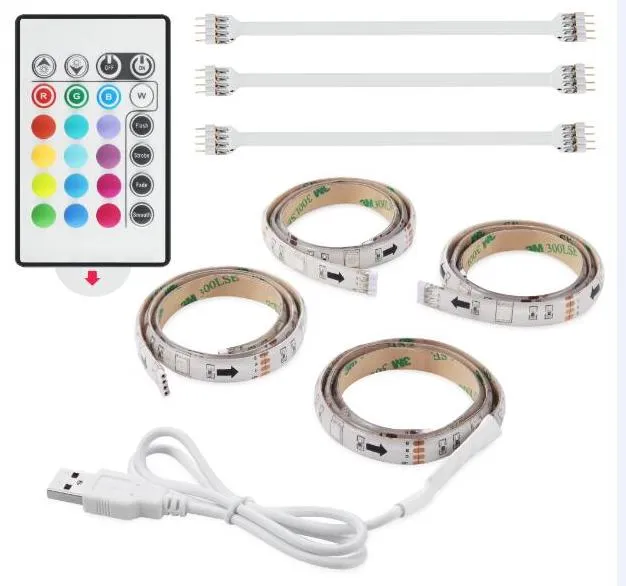 Synergy 21 LED Dekoline Flex Strip 36 RGB USB KOMPLETT Set – Bild 4