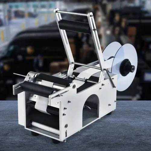 VEVOR Halbautomatische Etikettiergerät 20–50 Etiketten pro Minute Etikettiermaschine Etikettenbreiten von 13–150 mm, Etikettenlängen von 25–300 mm Preisschilder Flaschenetikettierer – Bild 7