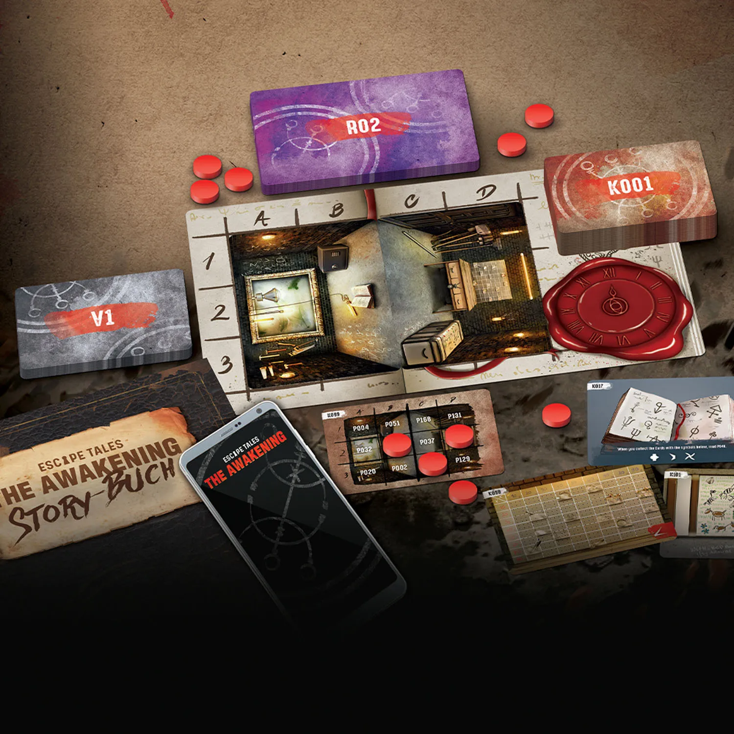 Kosmos Escape Tales: The Awakening Brettspiel Abzug – Bild 4