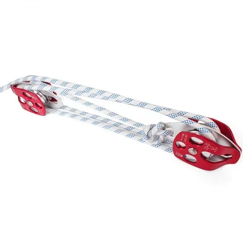 VEVOR Twin Sheave Block and Tackle 3492,66kg Pulley 457,2cm 1,27cm Double Braid Rope – Bild 9