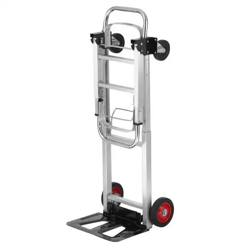 VEVOR 2-in-1 Sackkarre Klappbar 0,6243kg Tragfähigkeit Transportkarre Aluminiumlegierung & Kohlenstoffstahl Sackkarre ⇋ Plattformwagen Trolley für Lade- & Transportaufgaben im Innen- & Außenbereich – Bild 10
