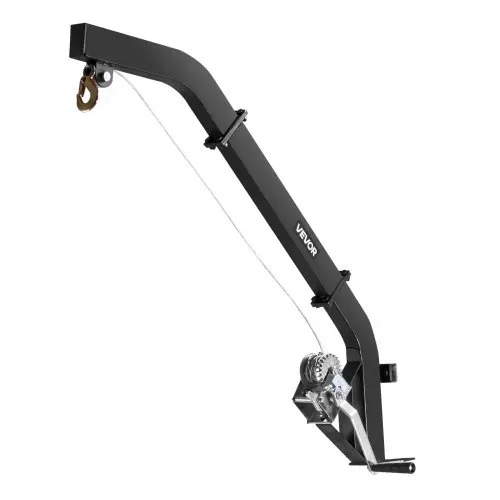 VEVOR Game Hoist zur Baummontage, Tragkraft 160 kg, Wildhebezeug mit Ratschengurt, Hochleistungs-Hirschaufhänger zum Häuten, Säubern, Aufhängen von Wildtieren, 1200 x 310 x 130 mm, Schwarz – Bild 8