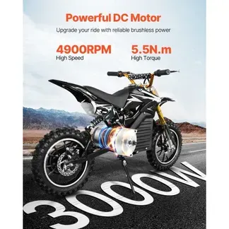 VEVOR 3000 W elektrischer bürstenloser Gleichstrommotor-Bausatz – 72 V 4900 U/min Motor mit verbessertem Drehzahlregler und Gasgriff-Bausatz für Go Karts E-Bike Motorrad Roller Heimwerker VEVOR 3000 W elektrischer bürstenloser Gleichstrommotor-Bausatz – 72 V 4900 U/min Motor mit verbessertem Drehzahlregler und Gasgriff-Bausatz für Go Karts E-Bike Motorrad Roller Heimwerker