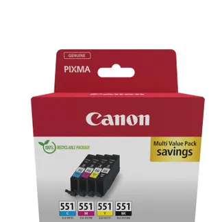 Canon CLI-551 C/M/Y/BK Multipack Canon CLI-551 C/M/Y/BK Multipack