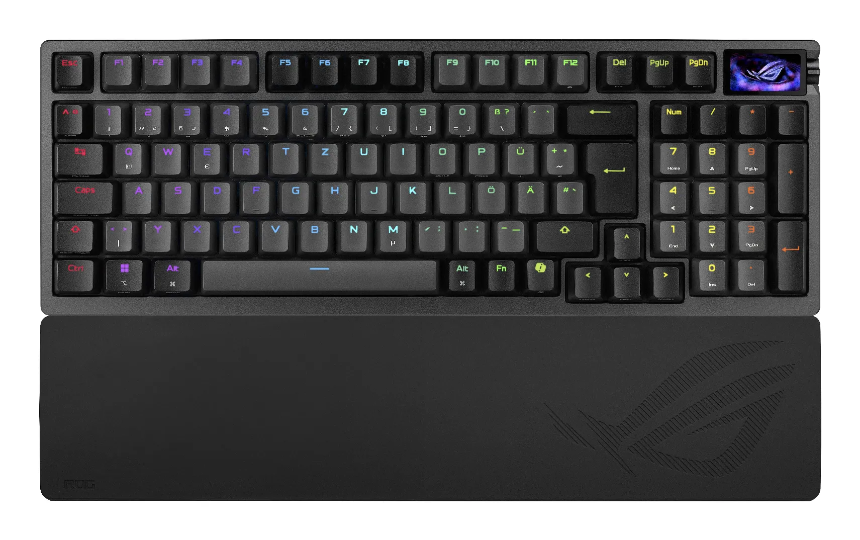 ASUS ROG Azoth 96 HE Tastatur Gaming USB + RF Wireless + Bluetooth QWERTZ Schwarz ASUS ROG Azoth 96 HE Tastatur Gaming USB + RF Wireless + Bluetooth QWERTZ Schwarz
