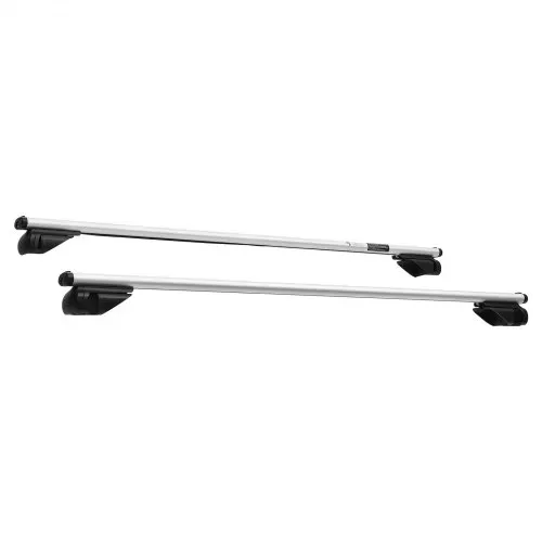 VEVOR Dachquerträger für PKW und SUV, max. Traglast 75 kg, Länge 1350 mm, 2 Stück universelle Gepäckträger aus Aluminium für Fahrrad, Reisen, Camping und Angeln – Bild 8