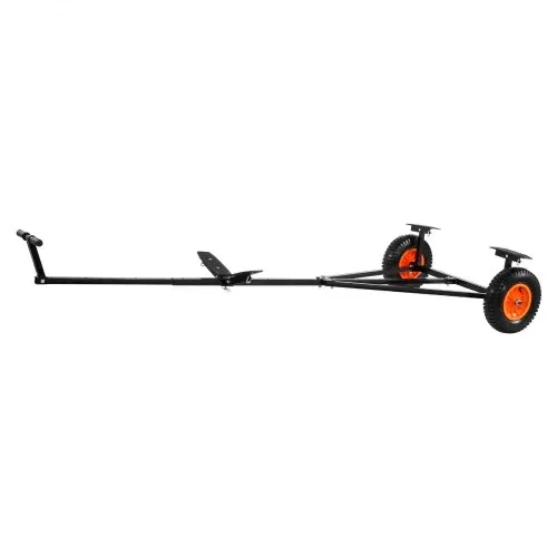 VEVOR Bootsanhänger-Transportwagen, Rangierhilfe Anhänger, 190 kg Stützlast, 40 cm Luftreifen, Karbonstahl, Rutschfeste Halterung, zum Bewegen von Kajaks, Motorbooten und Fischerbooten – Bild 8