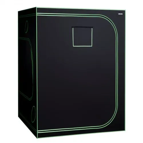 VEVOR Growzelt, 150x150x200 cm, Indoor-Pflanzenzelt mit Vollspektrum-LED-Zuchtlicht & Belüftungssystem, Growbox 600D hochreflektierendes Mylar, Zuchtzelte, Gewächshaus für Blumen & Gemüse – Bild 9