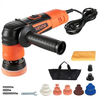 VEVOR Poliermaschine Auto, 30/50/76 mm Rotierender Autopolierer mit 6 Geschwindigkeiten 1000-4500RPM, 600W Schleifmaschinen inkl. Polierpad für Auto, Poliergerät für Wachsen Polieren Kratzerentfernung VEVOR Poliermaschine Auto, 30/50/76 mm Rotierender Autopolierer mit 6 Geschwindigkeiten 1000-4500RPM, 600W Schleifmaschinen inkl. Polierpad für Auto, Poliergerät für Wachsen Polieren Kratzerentfernung