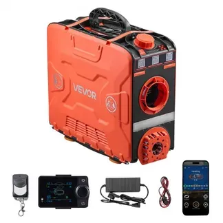 VEVOR Dieselheizung 5-8KW DC 12 V tragbarer All in One Diesel-Lufterhitzer mit Bluetooth-App-Steuerung, Fernbedienung & LCD-Bildschirm, 4,5 L Kraftstofftank für Fahrzeuge Transporter Wohnmobile VEVOR Dieselheizung 5-8KW DC 12 V tragbarer All in One Diesel-Lufterhitzer mit Bluetooth-App-Steuerung, Fernbedienung & LCD-Bildschirm, 4,5 L Kraftstofftank für Fahrzeuge Transporter Wohnmobile