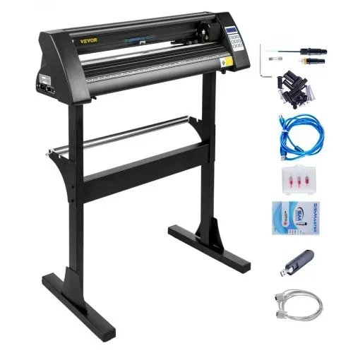 VEVOR 720mm Vinyl Cutter Plotter Maschine Dunkel Vinyl Schneideplotter 630 mm Schneidbreite Cutting Plotter Device Schneider Plotter mit Ständer VEVOR 720mm Vinyl Cutter Plotter Maschine Dunkel Vinyl Schneideplotter 630 mm Schneidbreite Cutting Plotter Device Schneider Plotter mit Ständer