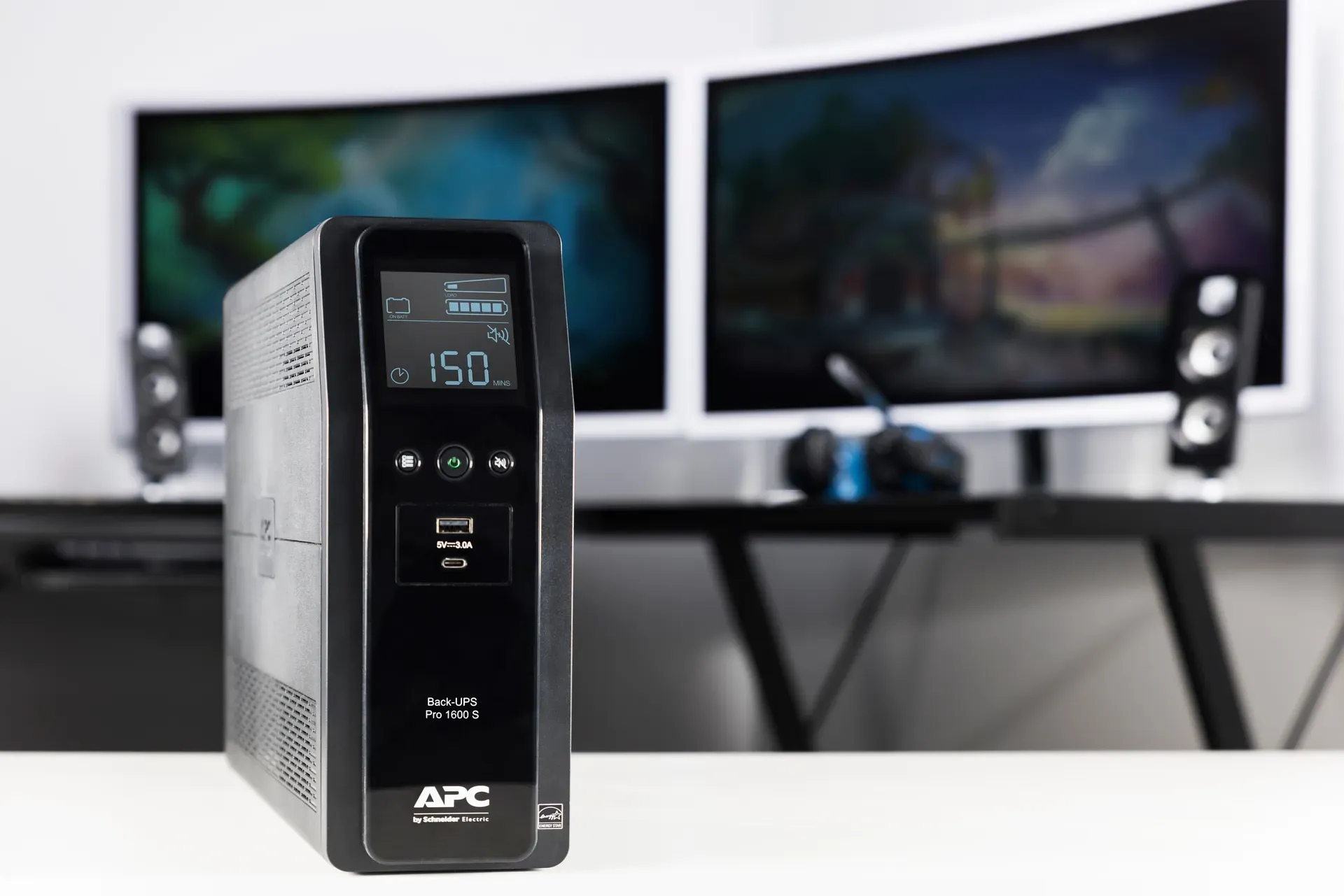 APC Back-UPS Pro 1600S, 1600VA, 230V, Sinuswelle, AVR, LCD, 8 IEC Ausgägnge – Bild 4