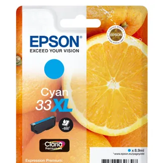 Epson Oranges Singlepack Cyan 33XL Claria Premium Ink Epson Oranges Singlepack Cyan 33XL Claria Premium Ink