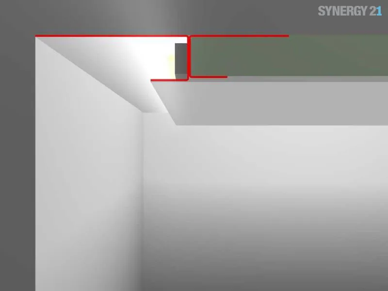 Synergy 21 LED Profil 200cm, Zinkblech TYP-B80 – Bild 5