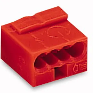 Wago Serie 243- 4-Leiter-Micro-Klemme (100 Stück) rot Wago Serie 243- 4-Leiter-Micro-Klemme (100 Stück) rot