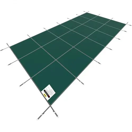 VEVOR Poolabdeckung, passend für 6,7x12,2 m Rechteckige Eingelassene Winterabdeckplane, Solide Pool-Sicherheitsabdeckung für Schwimmbad, Winter-Sicherheitsabdeckung – Bild 8