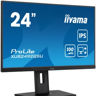 iiyama ProLite XUB2492QSU-B1 Computerbildschirm 60,5 cm (23.8″) 2560 x 1440 Pixel Quad HD LED Schwarz iiyama ProLite XUB2492QSU-B1 Computerbildschirm 60,5 cm (23.8″) 2560 x 1440 Pixel Quad HD LED Schwarz