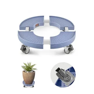VEVOR Mülltonnenwagen mit 4 feststellbaren Rädern, Tragkraft 181,4 kg, Abfalleimer Dolly, 380-580 mm verstellbar, robuster Fasswagen, Pflanzenwagen, multifunktionaler Rollwagen, blau VEVOR Mülltonnenwagen mit 4 feststellbaren Rädern, Tragkraft 181,4 kg, Abfalleimer Dolly, 380-580 mm verstellbar, robuster Fasswagen, Pflanzenwagen, multifunktionaler Rollwagen, blau