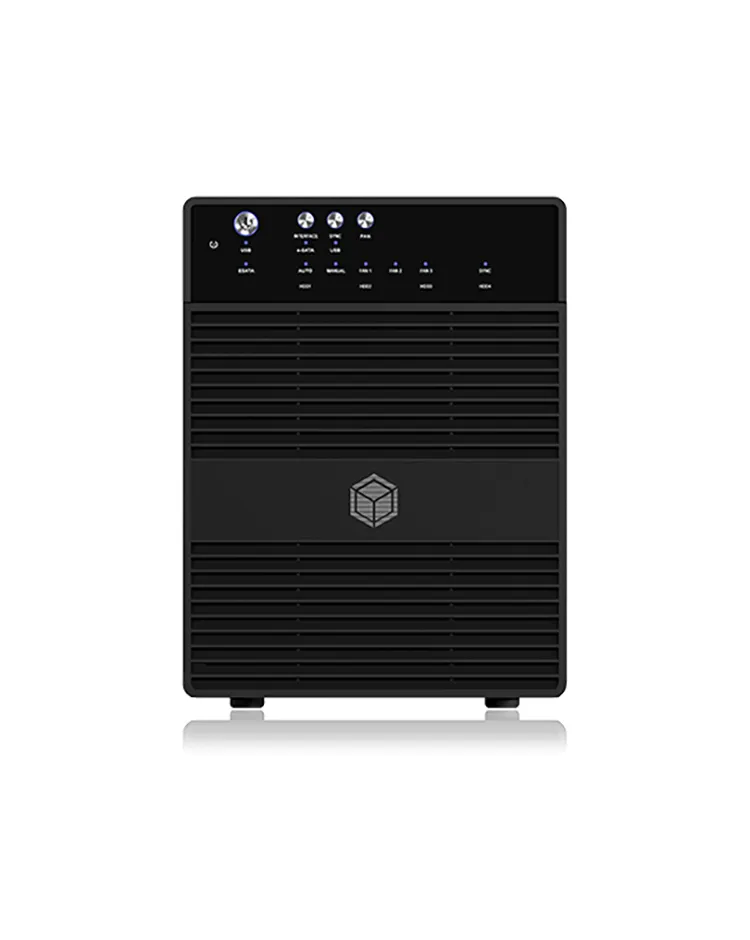 ICY BOX IB-3640SU3, Externes 4-fach SINGLE System für 3,5" SATA I/II/III Festplatten, USB 3.2 Gen 1 + eSATA, schwarz – Bild 5