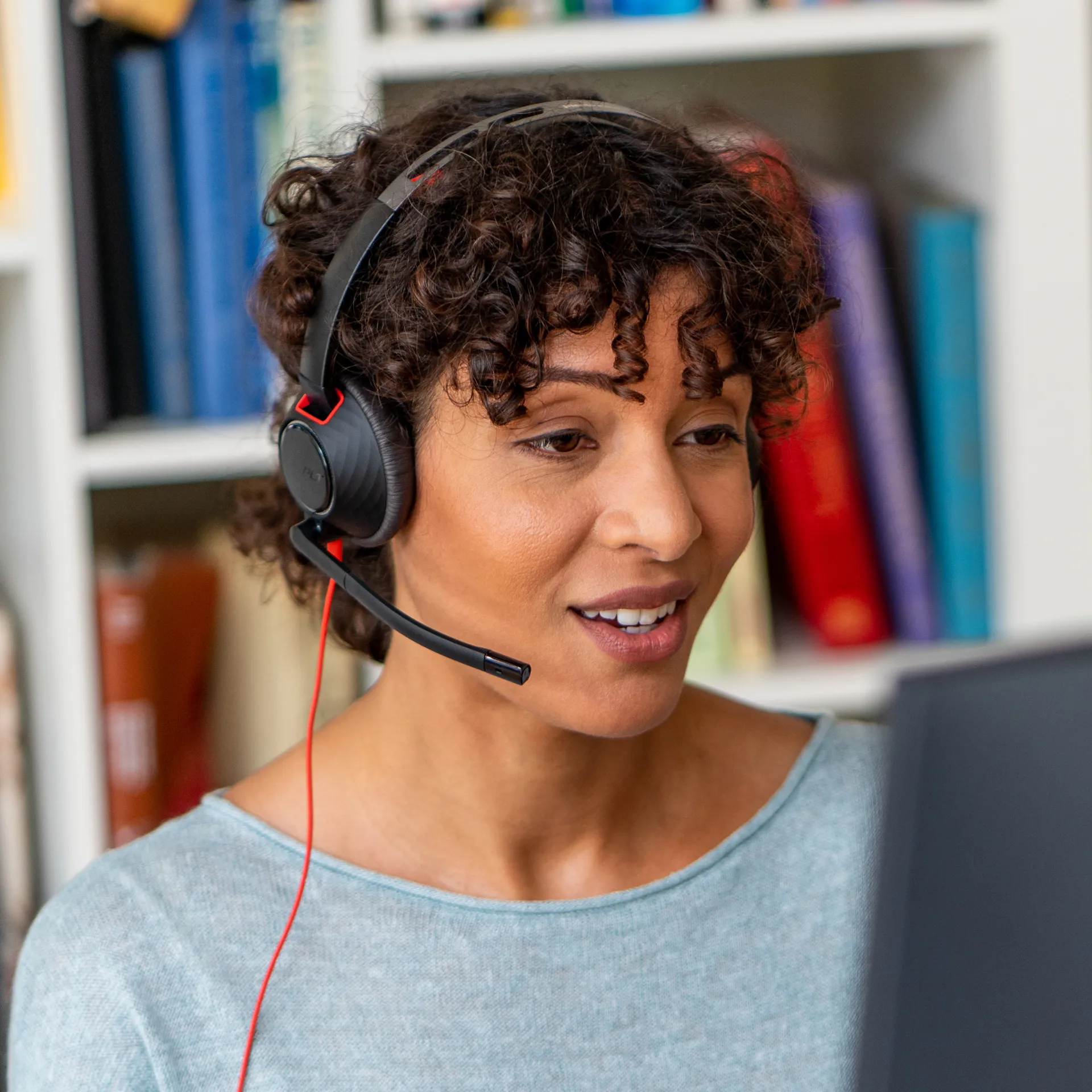 HP Poly Blackwire 5220 USB-C Stereo-Headset + 3.5-mm-Stecker + USB-C/A-Adapter – Bild 7