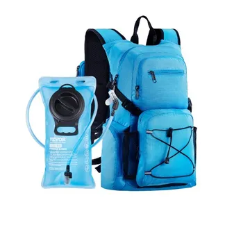 VEVOR Trinkrucksack 25 L isolierter Rucksäcke mit 2 L TPU-Wasserblase Laufrucksack Wanderrucksäcke für Radfahren Laufen Ausflug Klettern Blau, Hydro-Wasser-Tagesrucksack für Männer und Frauen VEVOR Trinkrucksack 25 L isolierter Rucksäcke mit 2 L TPU-Wasserblase Laufrucksack Wanderrucksäcke für Radfahren Laufen Ausflug Klettern Blau, Hydro-Wasser-Tagesrucksack für Männer und Frauen
