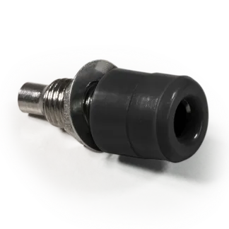 Bananen-Buchse McPower, 4mm, mit Gewinde, schwarz Bananen-Buchse McPower, 4mm, mit Gewinde, schwarz